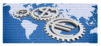 global economy - world map with currencies - FI_v1