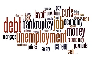 Recession Barometer - word montage